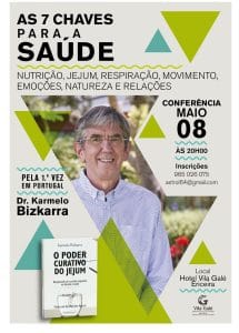O médico Karmelo Bizkarra vem a Portugal dar uma conferência sobre "As 7 chaves para a saúde" 
